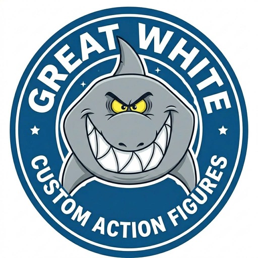 Great White shark badge
