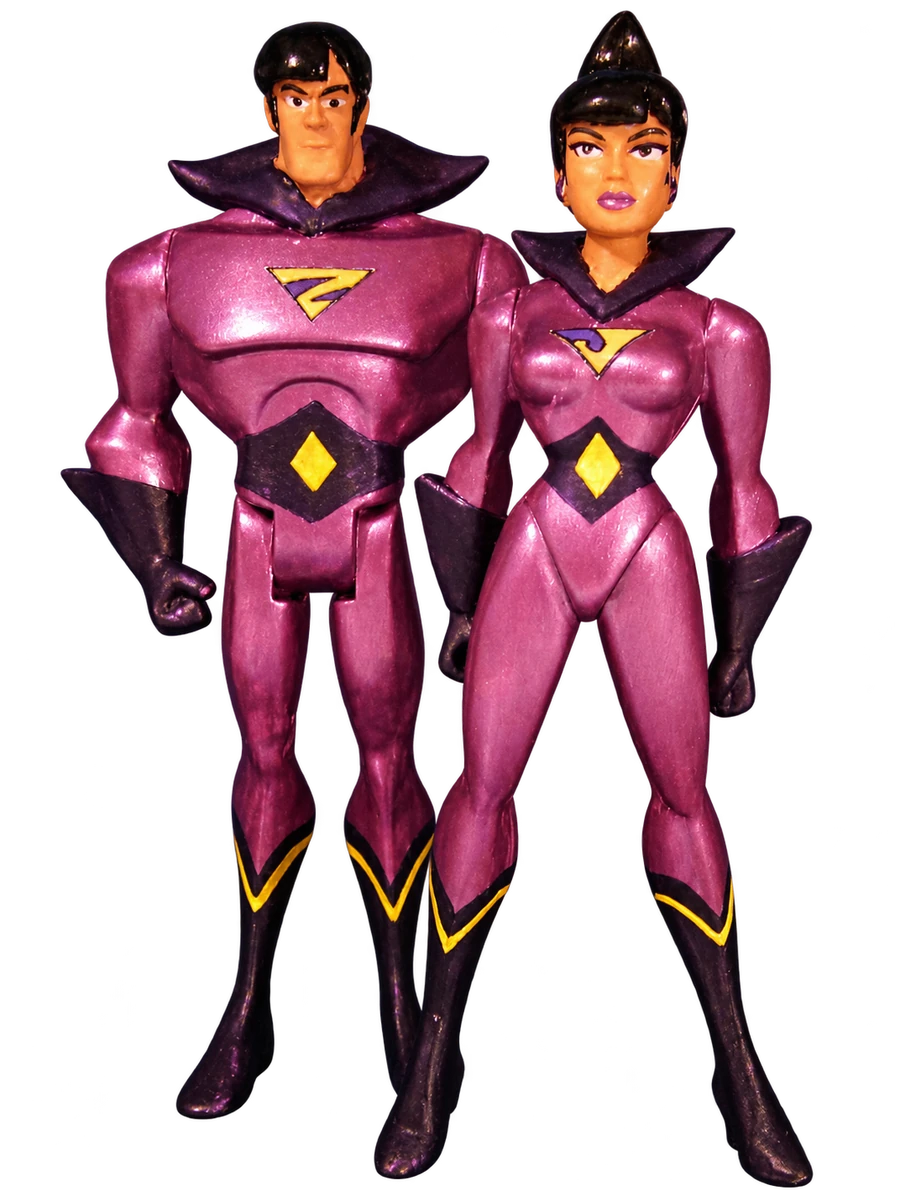 Ricky's Wonder Twins customs